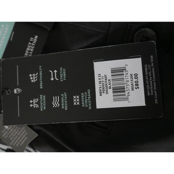 Walter Hagen Men's Performance 11 Slash Pocket Performance Golf Pants 36x32 - Picture 5 of 6